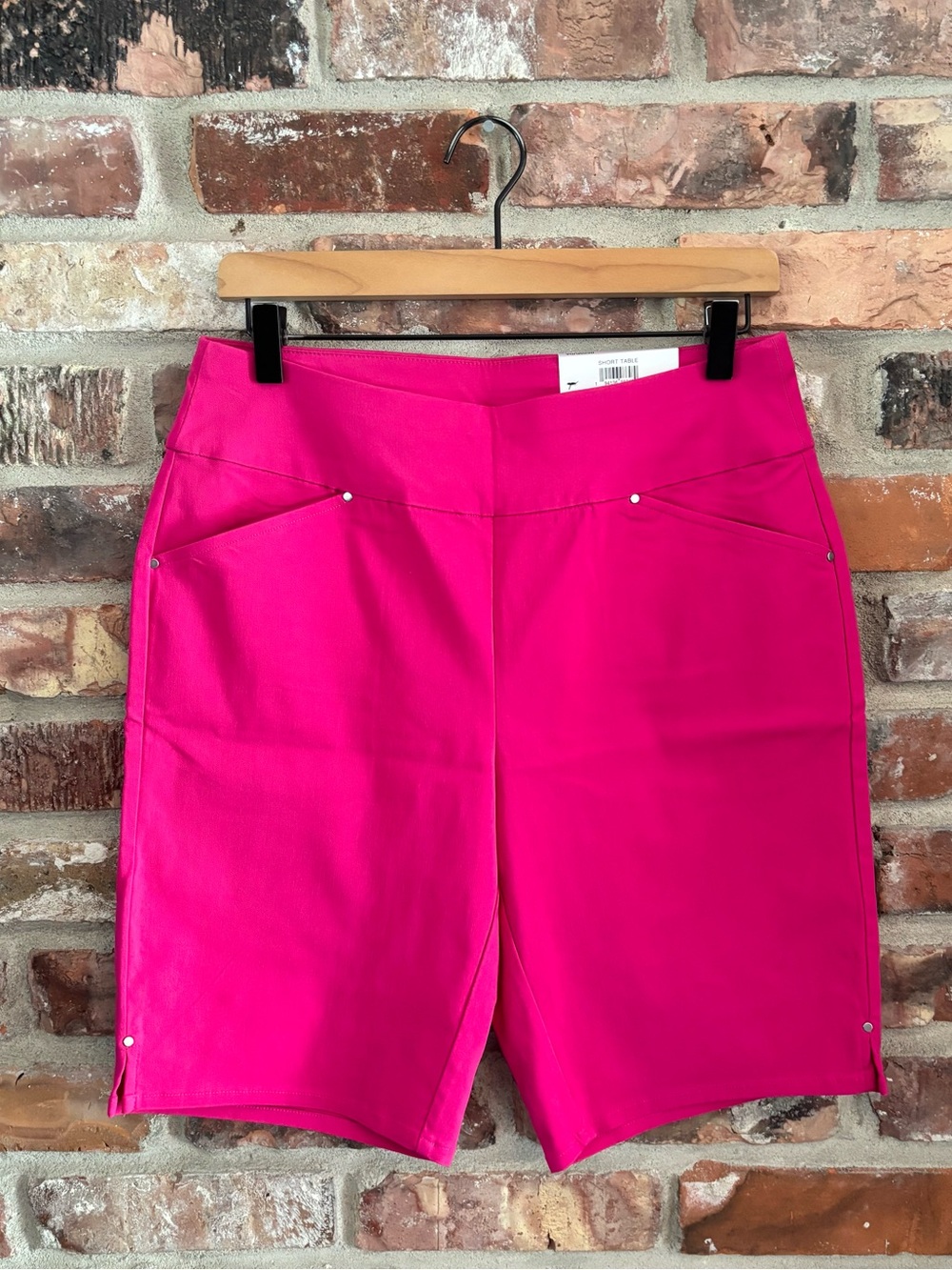 INC Pink Stretch Bermuda Shorts NWT, 6
